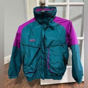 vintage columbia powder keg 4 in one reversible winter coat